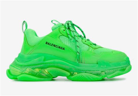 lime green balenciaga runners